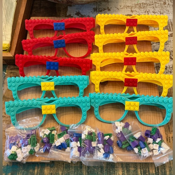 Colorful Building Block Glasses for Kids - Picture 1 of 3